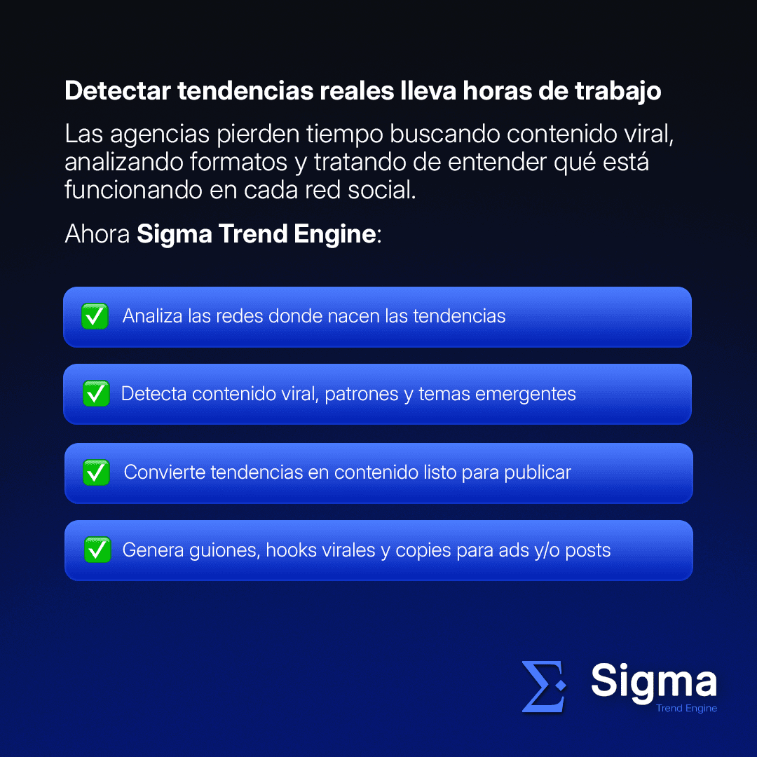 Sigma Trend Engine, captura 2